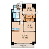 名古屋市営地下鉄名城線/矢場町駅 徒歩6分 12階 築8年 2LDKの間取り