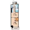 名古屋市営地下鉄名城線/矢場町駅 徒歩6分 7階 築8年 1DKの間取り