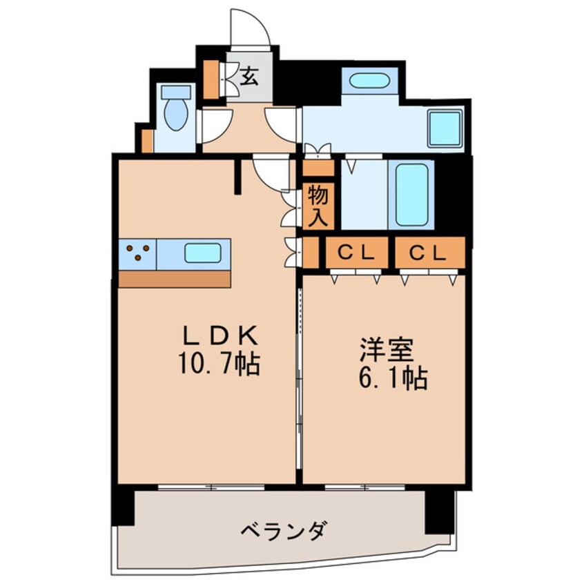 間取図 プレサンス桜通グレイス