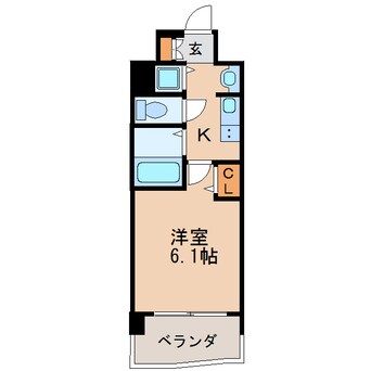 間取図 名古屋市営地下鉄桜通線/高岳駅 徒歩2分 3階 築14年