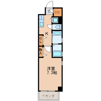 間取図 クラシタイヤー呉服町