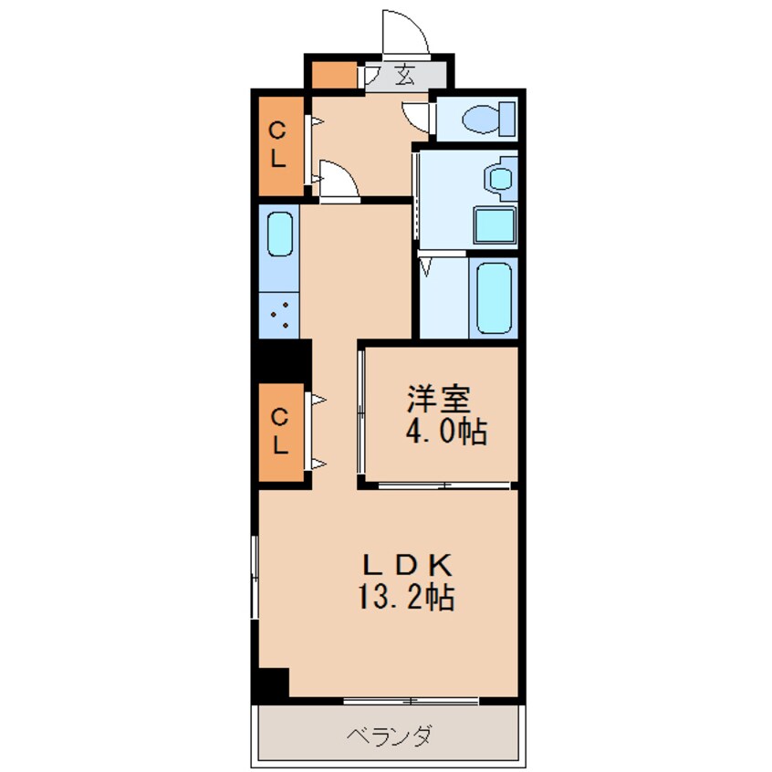 間取図 パークサイト泉