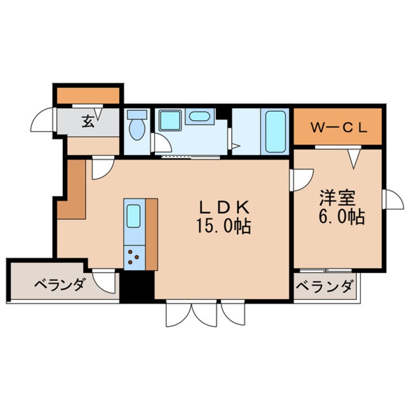 間取図 LIBERTA CARINO