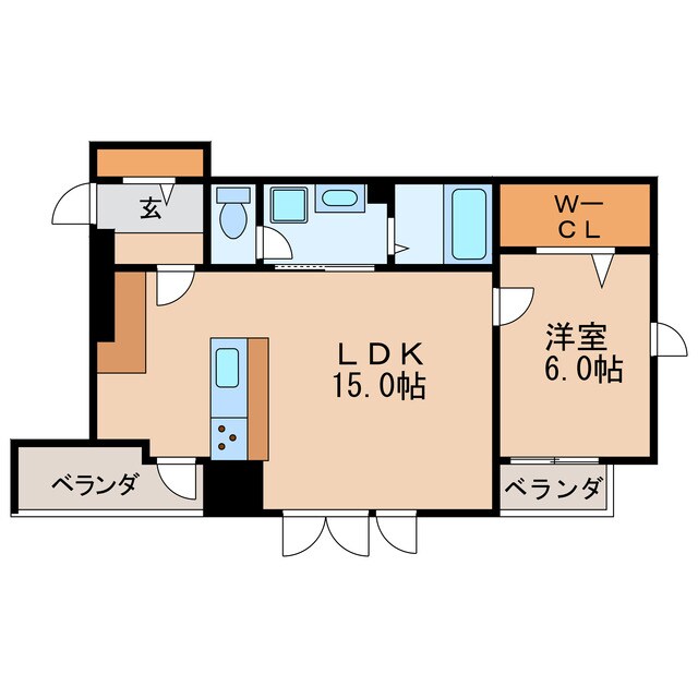 間取り図 名古屋市営地下鉄名城線/久屋大通駅 徒歩7分 6階 築7年