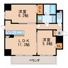 名古屋市営地下鉄名城線/久屋大通駅 徒歩7分 2階 築7年 2LDKの間取り