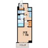 コンフォート新栄 1Kの間取り