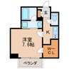 コンフォート新栄 1Kの間取り