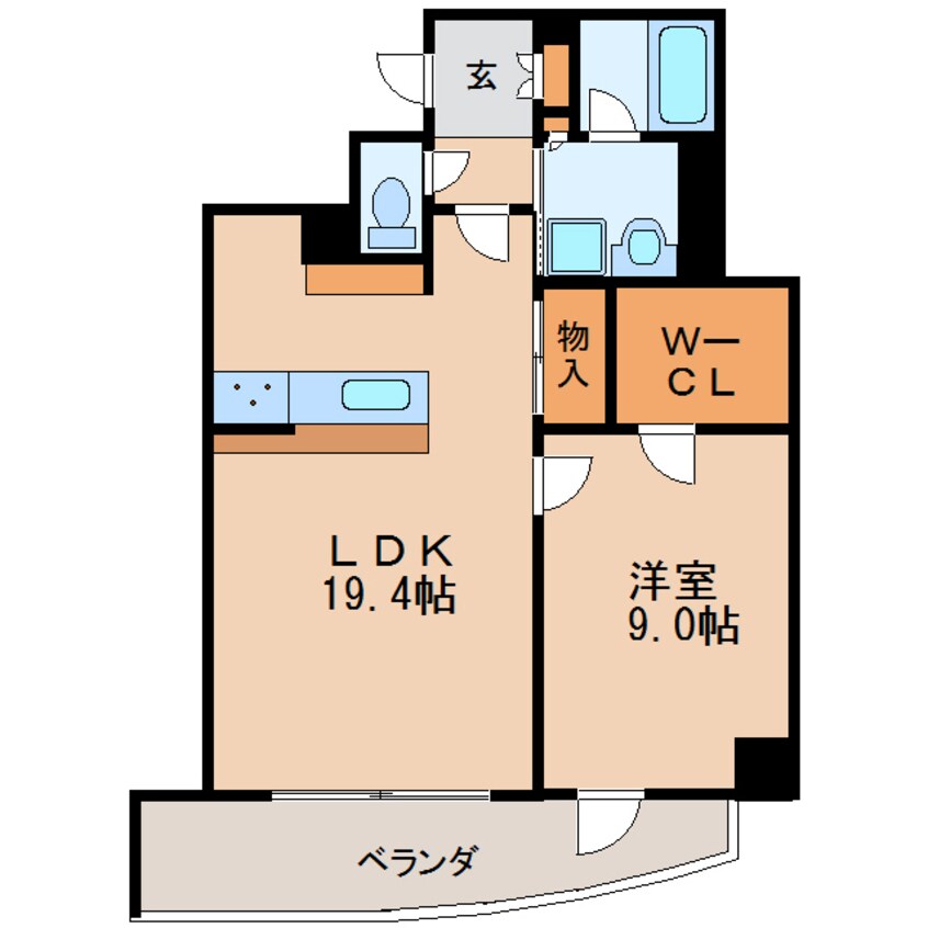 間取図 Blancasa 久屋大通