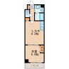 パレスT新栄 1LDKの間取り