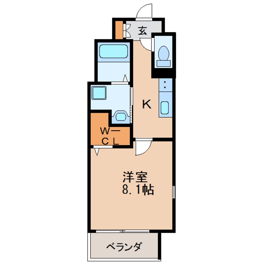 間取図 名古屋市営地下鉄東山線/新栄町駅 徒歩7分 3階 築8年