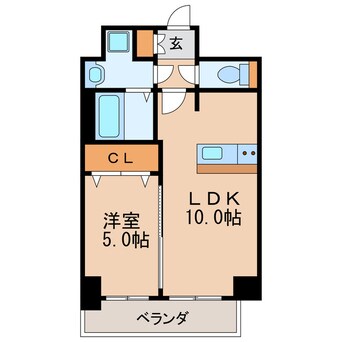 間取図 プレサンス丸の内レジデンスⅢ