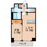 名古屋市営地下鉄鶴舞線/丸の内駅 徒歩5分 4階 築11年 1LDKの間取り