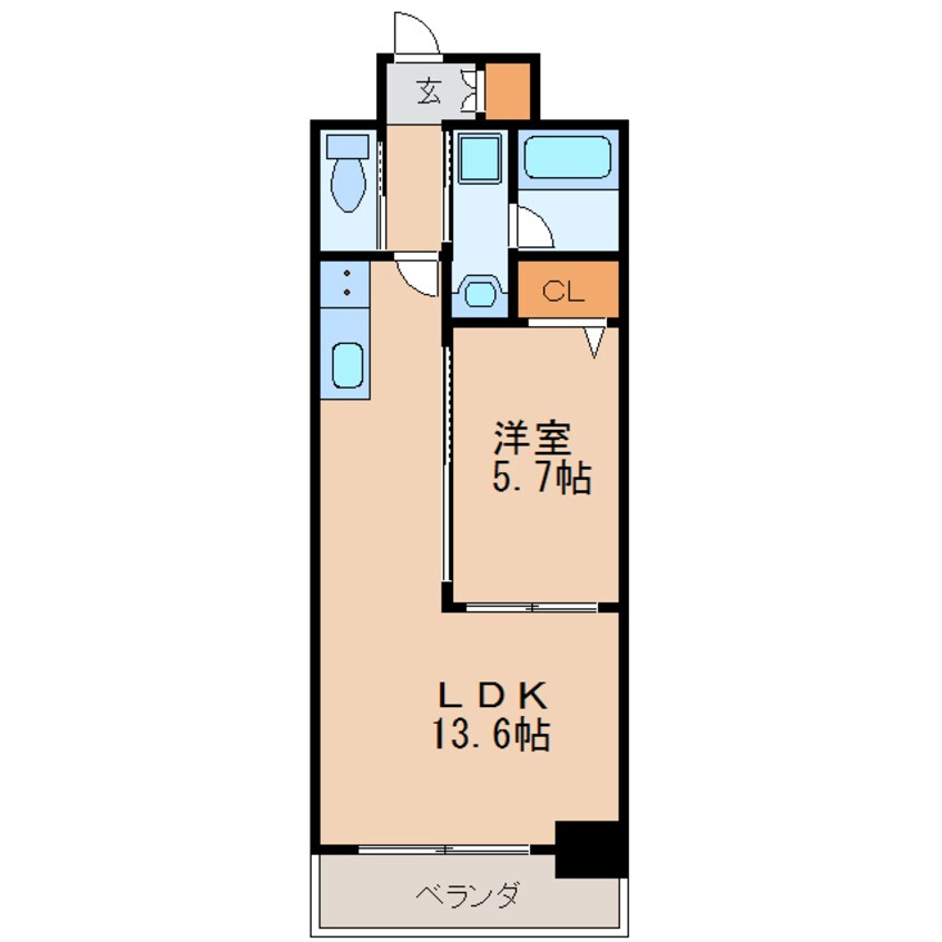 間取図 ラヴィータ泉