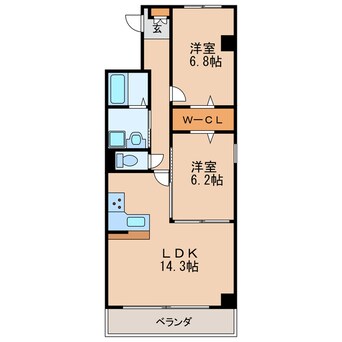 間取図 ラヴィータ泉