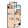 名鉄瀬戸線/尼ケ坂駅 徒歩11分 2階 築7年 1LDKの間取り