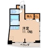 名古屋市営地下鉄桜通線/車道駅 徒歩7分 4階 築53年 1Rの間取り