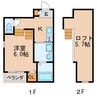 名古屋市営地下鉄鶴舞線/鶴舞駅 徒歩11分 1階 築8年 1Kの間取り
