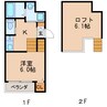 名古屋市営地下鉄鶴舞線/鶴舞駅 徒歩11分 2階 築8年 1Kの間取り