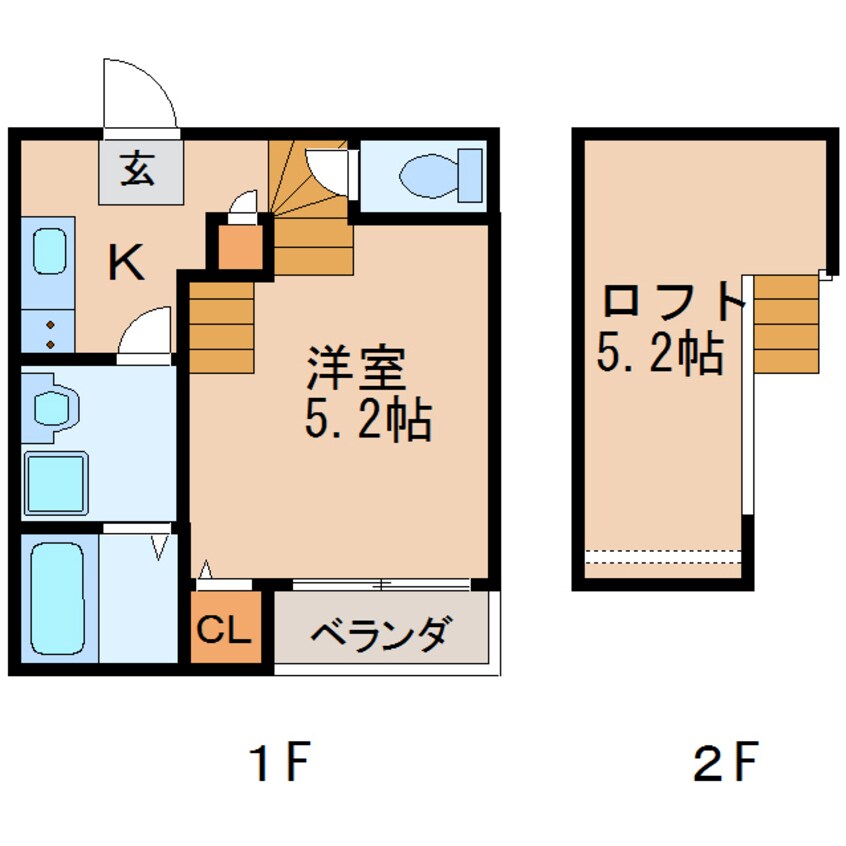 間取図 メゾン シュシュ