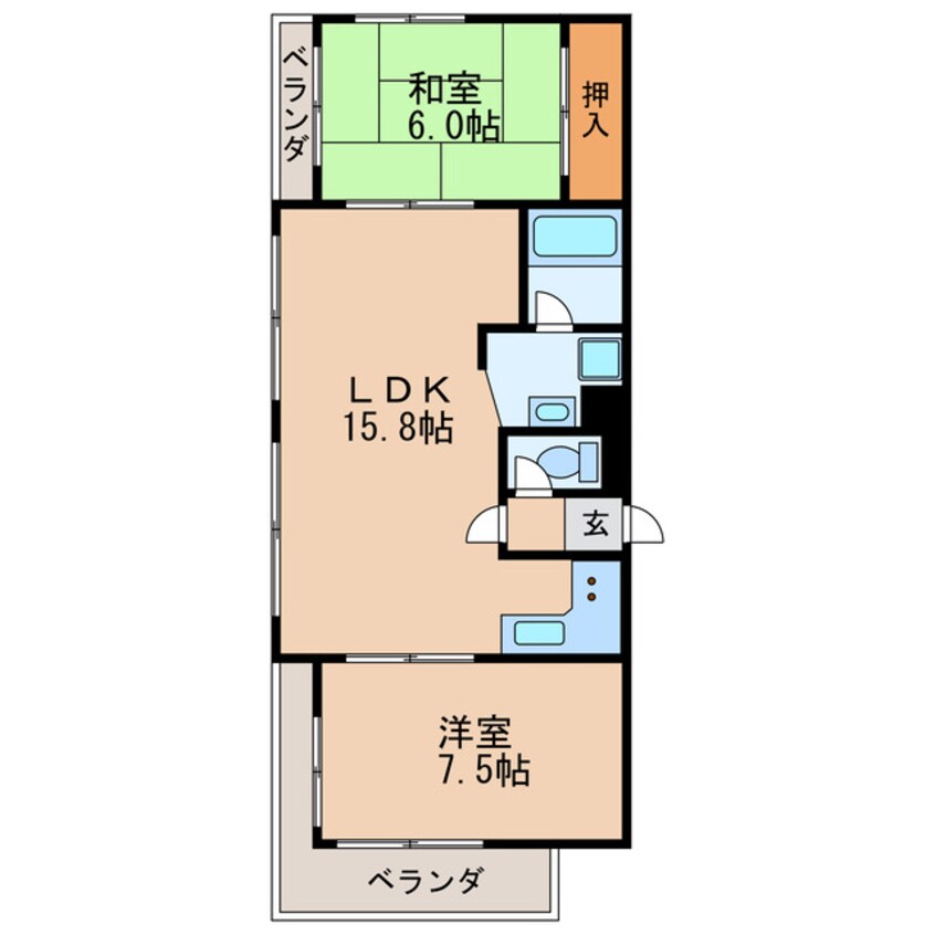 間取図 サンシャイン葵