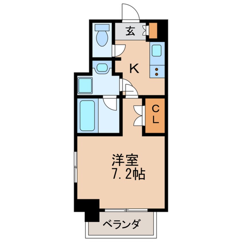 間取図 コスモナーレ千種