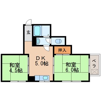 間取図 コスモスビル