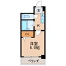 原ビル 1Kの間取り