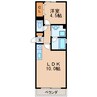 ヒールコートⅡ 1LDKの間取り