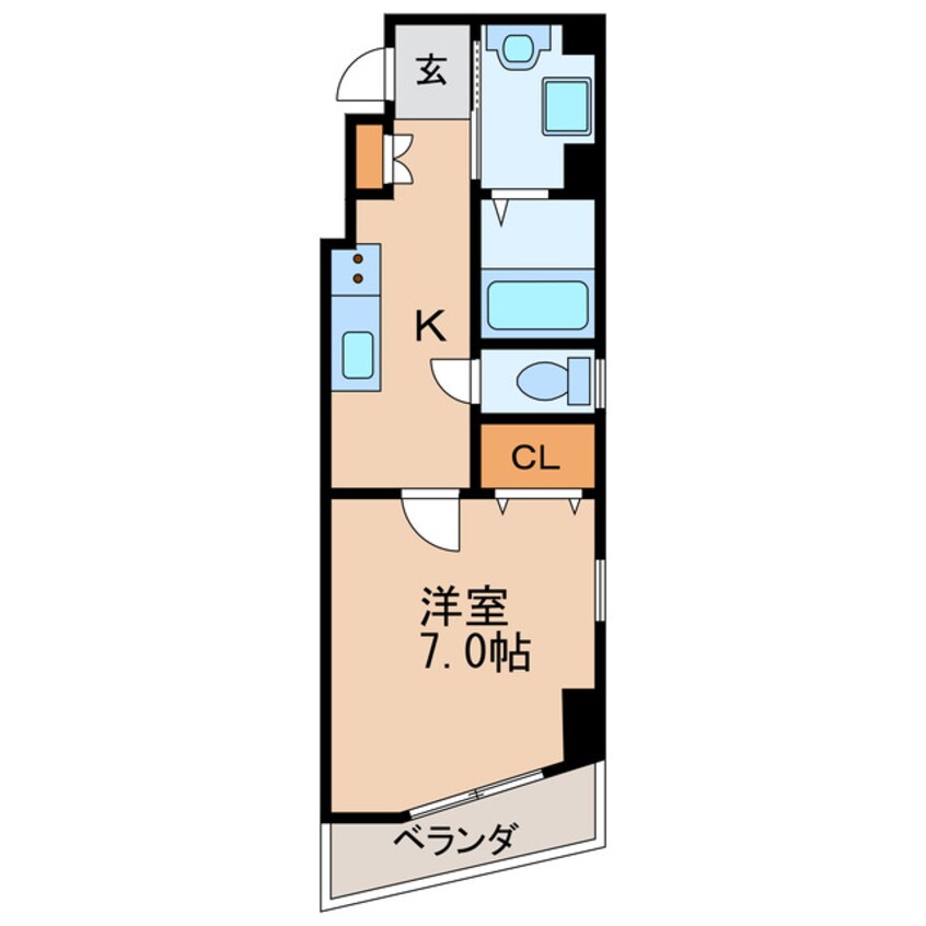 間取図 グレイス新栄