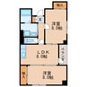 名古屋市営地下鉄桜通線/丸の内駅 徒歩3分 8階 築31年 2LDKの間取り