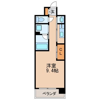 間取図 名古屋市営地下鉄桜通線/高岳駅 徒歩3分 13階 築6年