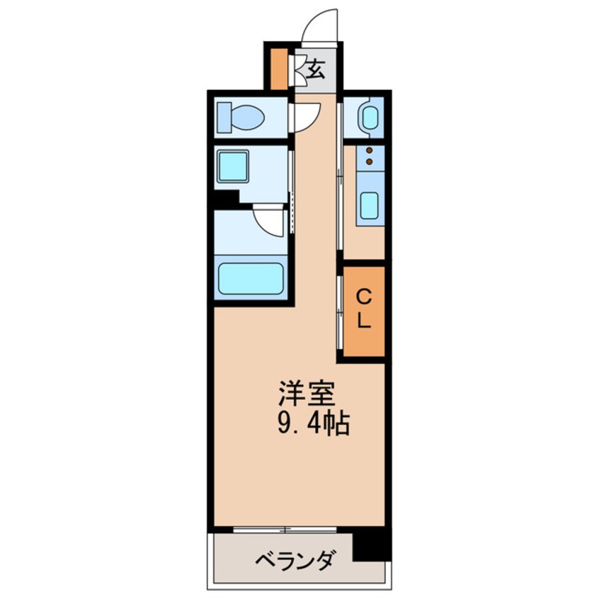間取図 名古屋市営地下鉄桜通線/高岳駅 徒歩3分 13階 築6年