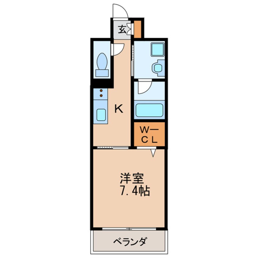 間取図 名古屋市営地下鉄桜通線/高岳駅 徒歩3分 10階 築6年