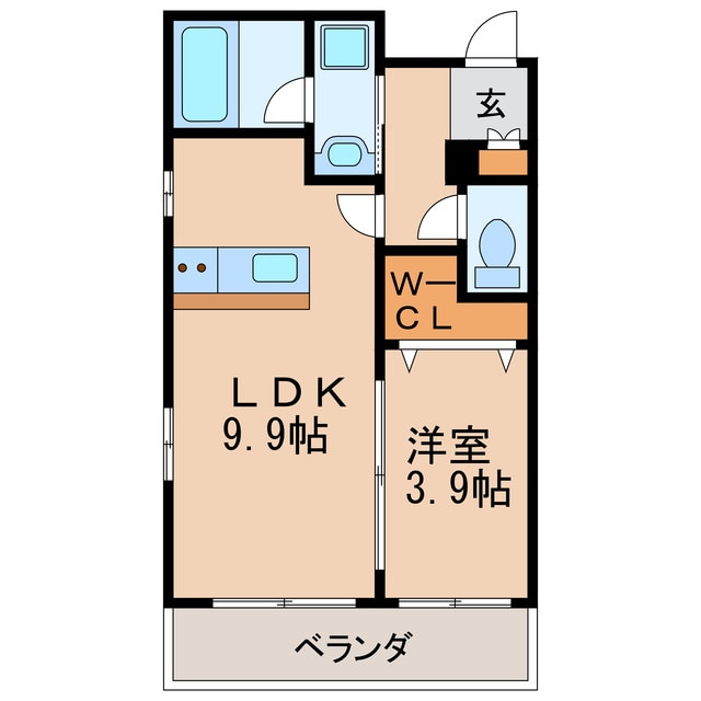 間取り図 名古屋市営地下鉄東山線/千種駅 徒歩3分 1階 築8年