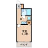 名古屋市営地下鉄東山線/新栄町駅 徒歩4分 11階 築34年 1Kの間取り