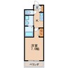 名鉄瀬戸線/尼ケ坂駅 徒歩6分 4階 築14年 1Kの間取り