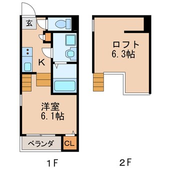 間取図 フレグラントオリーブ名城公園