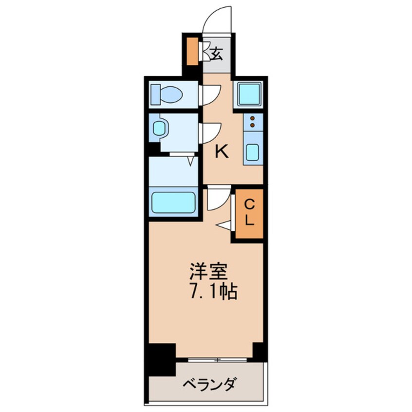 間取図 プレサンス桜通ベルノ