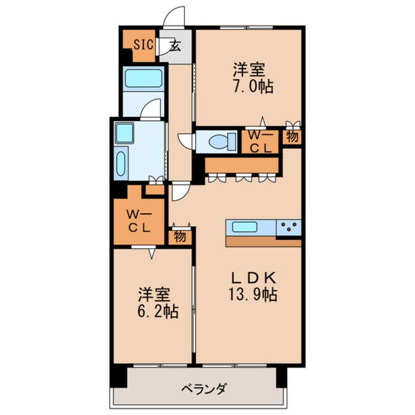 間取図 テラッツァ白壁