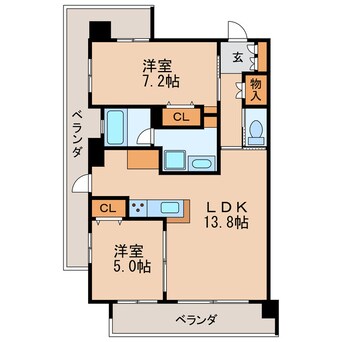 間取図 テラッツァ白壁