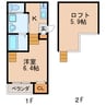 名古屋市営地下鉄桜通線/車道駅 徒歩7分 1階 築7年 1Kの間取り