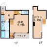 名古屋市営地下鉄桜通線/車道駅 徒歩6分 2階 築10年 1Kの間取り