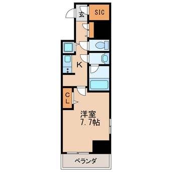 間取図 名古屋市営地下鉄桜通線/丸の内駅 徒歩1分 15階 築6年