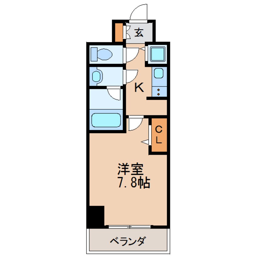 間取図 名古屋市営地下鉄桜通線/丸の内駅 徒歩1分 4階 築6年