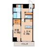 AZUR YABACHO 1LDKの間取り
