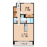 名古屋市営地下鉄桜通線/高岳駅 徒歩8分 14階 築6年 1LDKの間取り