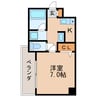 名古屋市営地下鉄名城線/矢場町駅 徒歩4分 6階 築22年 1Kの間取り