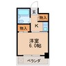 名古屋市営地下鉄東山線/新栄町駅 徒歩7分 2階 築40年 1Kの間取り