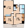 名古屋市営地下鉄桜通線/高岳駅 徒歩2分 6階 築29年 2LDKの間取り