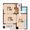 名古屋市営地下鉄名城線/矢場町駅 徒歩7分 3階 築44年 2DKの間取り